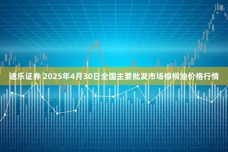 途乐证券 2025年4月30日全国主要批发市场棕榈油价格行情