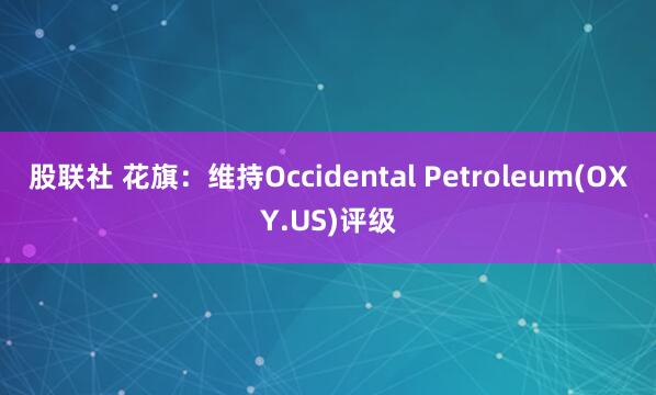 股联社 花旗：维持Occidental Petroleum(OXY.US)评级